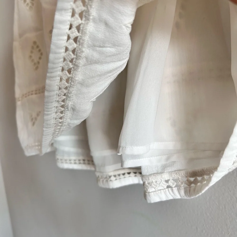 Scotch & Soda Beach Holiday Eyelet Skirt | Size 6 | NWT